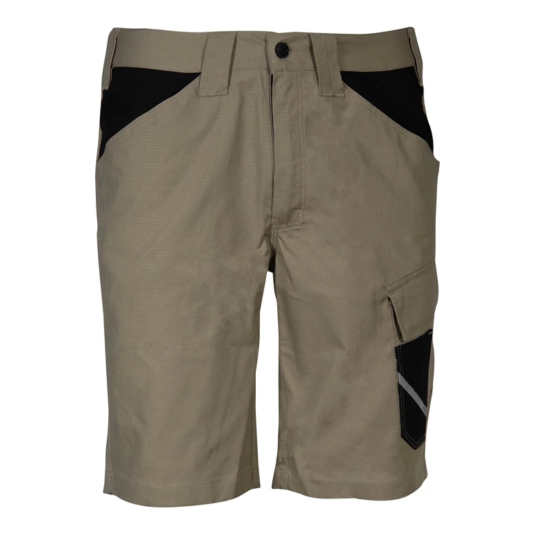 Liquidación total - Bermudas de trabajo multibolsillos stretch Cofra Alvide V696-0 Talla XL Color Cuerda Negro