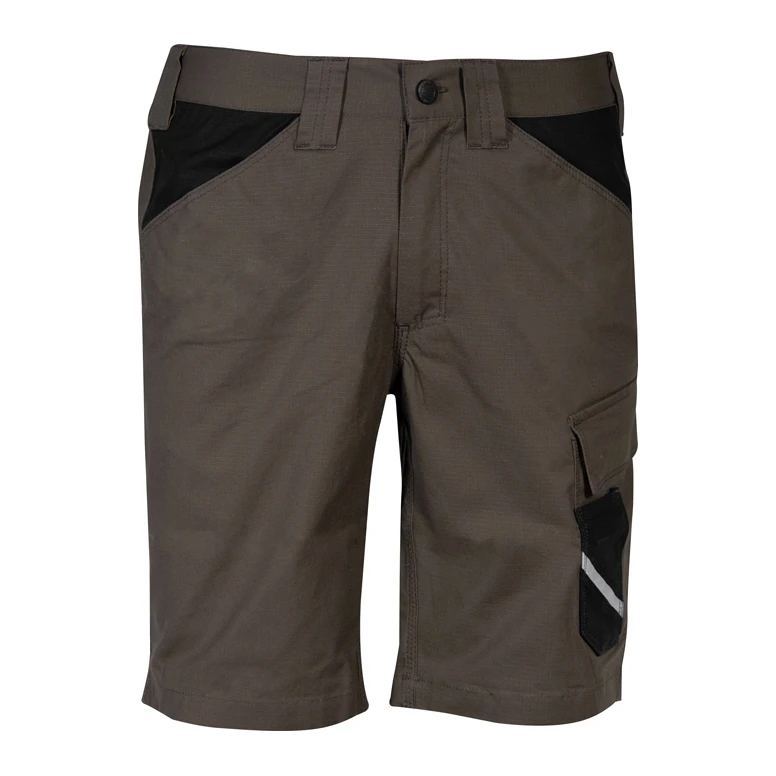 Liquidación total - Bermudas de trabajo multibolsillos stretch Cofra Alvide V696-0 Talla XL Color Cuerda Negro