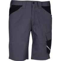 Liquidación total - Bermudas de trabajo multibolsillos stretch Cofra Alvide V696-0 Talla XL Color Cuerda Negro
