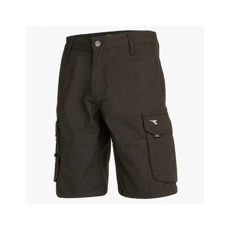 Liquidación total - Bermuda de trabajo Diadora Multibolsillos de Algodón Wonder II 702.160308 color Beige Talla XL
