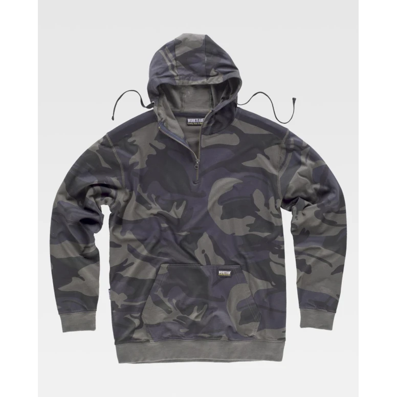 Sudadera de trabajo de camuflaje ligera en algodón S8505 - Workteam