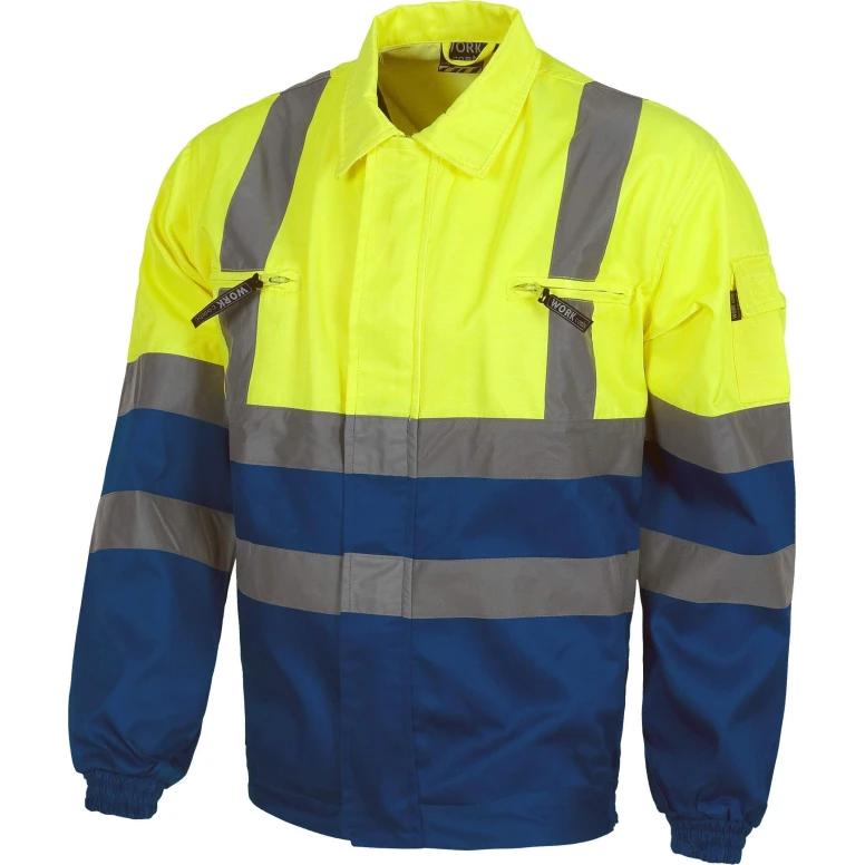 Chaqueta de alta visibilidad de algodón y poliéster - Workteam C3311