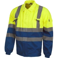 Chaqueta de alta visibilidad de algodón y poliéster - Workteam C3311