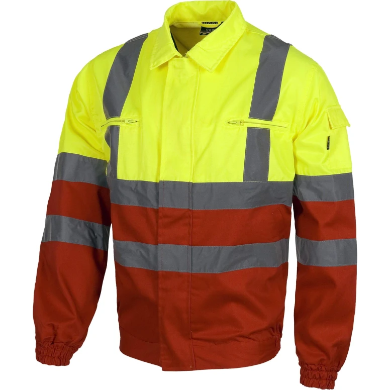 Chaqueta de alta visibilidad de algodón y poliéster - Workteam C3311