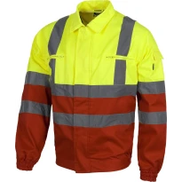 Chaqueta de alta visibilidad de algodón y poliéster - Workteam C3311