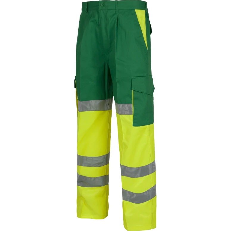 Pantalones de trabajo Alta Visibilidad reforzados - Workteam C3314