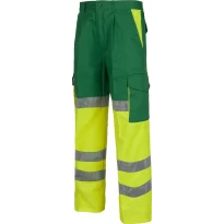 Pantalones de trabajo Alta Visibilidad reforzados - Workteam C3314