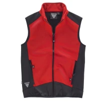 Liquidación total - Chaleco Workshell sportivo de cuello alto e cremallera de nylon - Workteam Talla L color gris negro