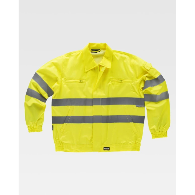 Chaqueta de trabajo Alta Visibilidad con bandas reflectantes C3910 - Workteam