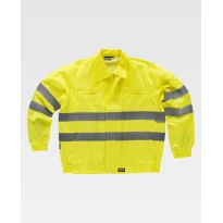 Chaqueta de trabajo Alta Visibilidad con bandas reflectantes C3910 - Workteam
