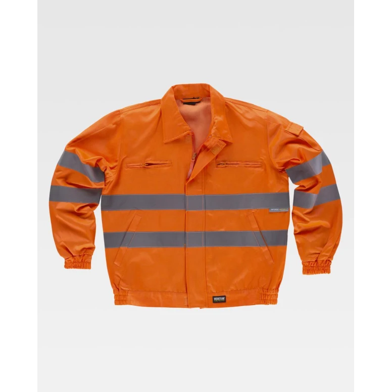 Chaqueta de trabajo Alta Visibilidad con bandas reflectantes C3910 - Workteam