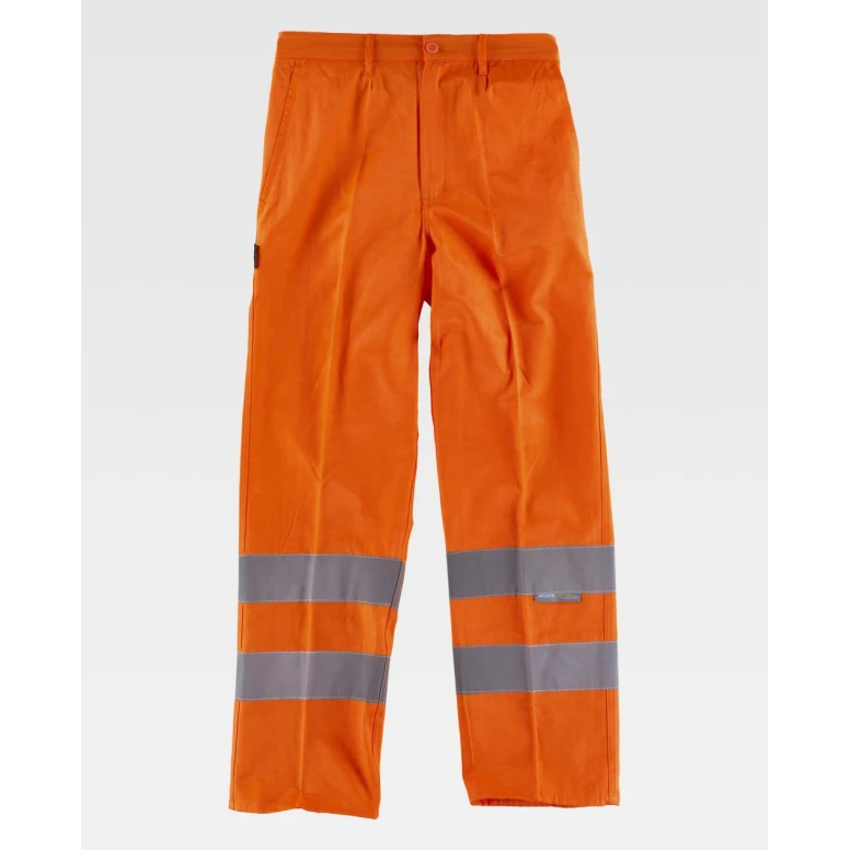 Pantalón de trabajo Alta Visibilidad con bandas reflectantes C3915 - Workteam