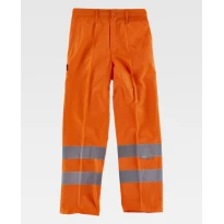 Pantalón de trabajo Alta Visibilidad con bandas reflectantes C3915 - Workteam