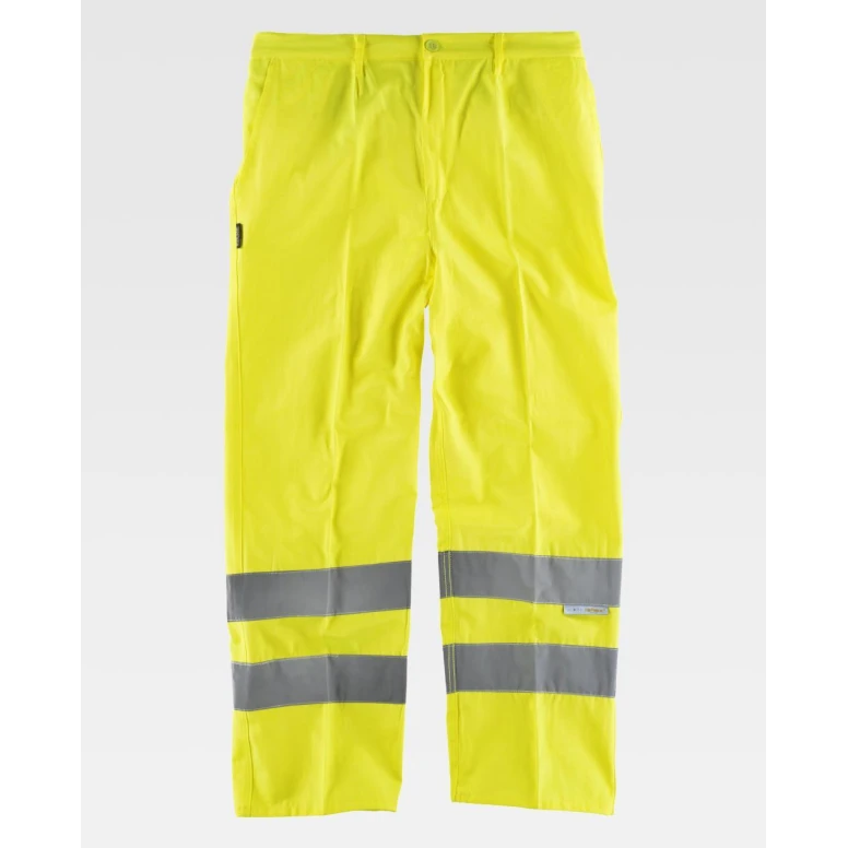 Pantalón de trabajo Alta Visibilidad con bandas reflectantes C3915 - Workteam