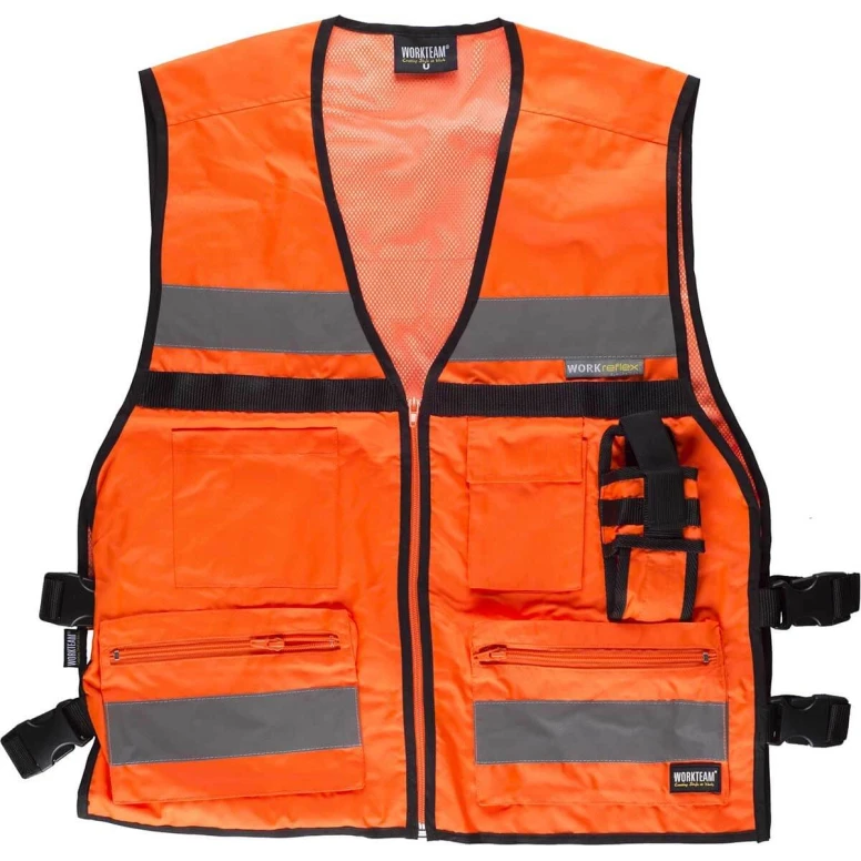 Chaleco de trabajo Combi ALTA VISIBILIDAD WorkTeam - Disponible en 5 colores