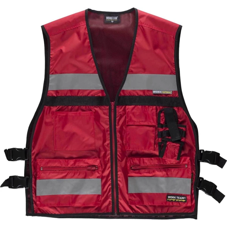 Chaleco de trabajo Combi ALTA VISIBILIDAD WorkTeam - Disponible en 5 colores