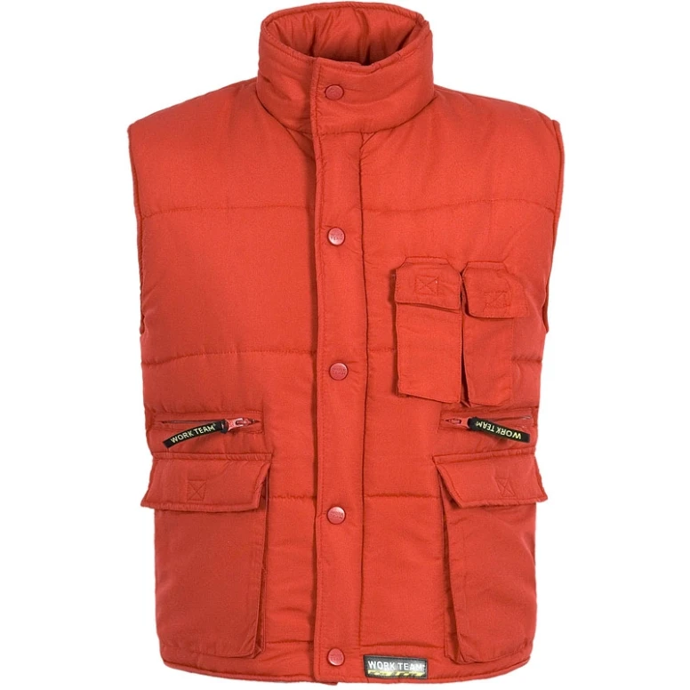 Chaleco antifrío Workteam BASIC invernal acolchado