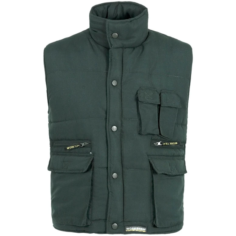 Chaleco antifrío Workteam BASIC invernal acolchado