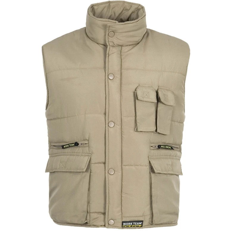 Chaleco antifrío Workteam BASIC invernal acolchado
