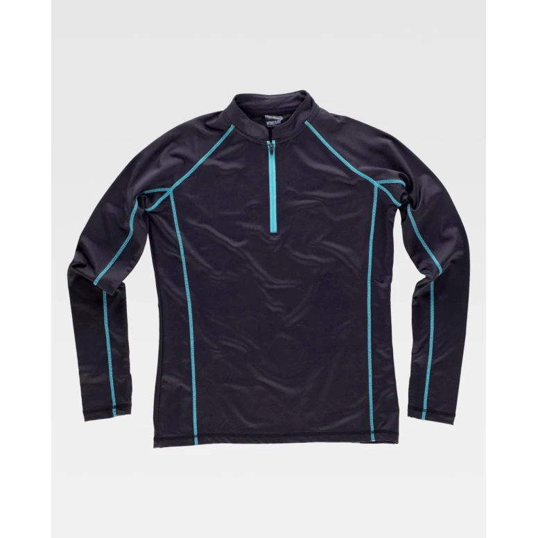 Chaqueta deportiva elástica de media cremallera S7555 - Workteam