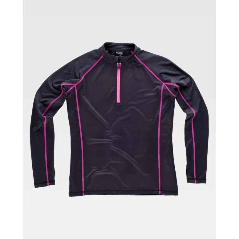 Chaqueta deportiva elástica de media cremallera S7555 - Workteam