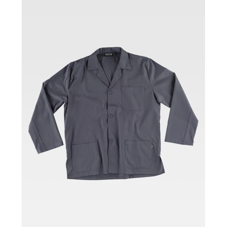 Bata de trabajo con cierre de botones B7200 - Workteam