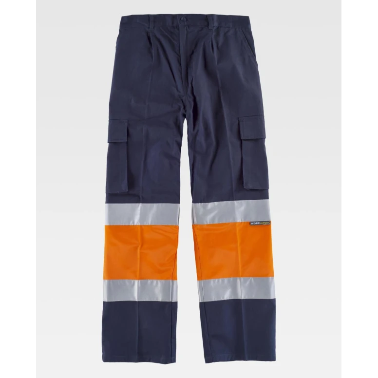 Pantalón de trabajo Combinado Alta Visibilidad C4019 - Workteam