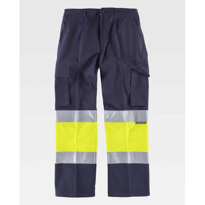 Pantalón de trabajo Combinado Alta Visibilidad C4019 - Workteam