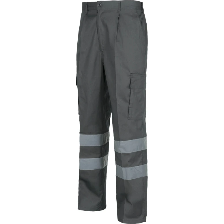 Liquidación total - Pantalón de trabajo de Alta visibilidad - B1407 workteam Número 46 color azul