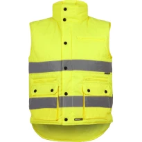 Chaleco de alta visibilidad en poliéster 100% acolchado - Workteam C3209