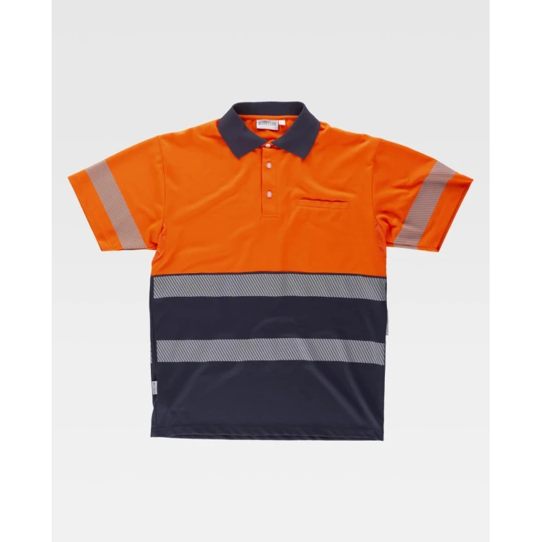 Polo de trabajo de manga corta Alta Visibilidad C3890 - Workteam