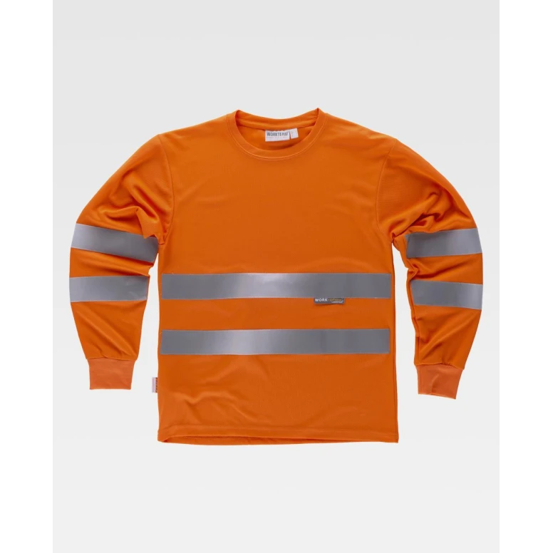 Camiseta de trabajo M/L con bandas Alta Visibilidad C3933 - Workteam
