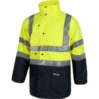 Parka Chaqueta de Alta Visibilidad 5 en 1 - C3735 Workteam