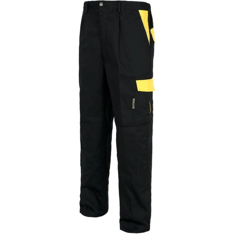 Pantalones de trabajo multibolsillos combinados de alta resistencia con refuerzos - Workteam