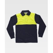Polo de trabajo de manga larga Alta Visibilidad C3842 - Workteam