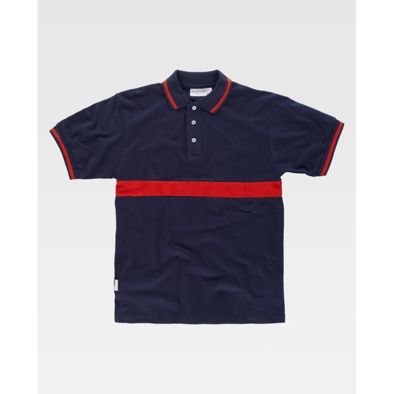 Polo de trabajo Combinado de manga corta C3850 - Workteam