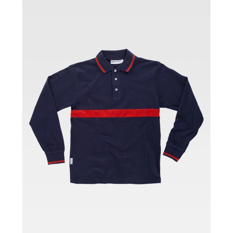 Polo de trabajo Combinada de manga larga C3852 - Workteam