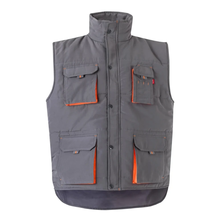 Chaleco acolchado bicolor de trabajo Multibolsillos Velilla 205902