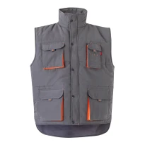 Chaleco acolchado bicolor de trabajo Multibolsillos Velilla 205902