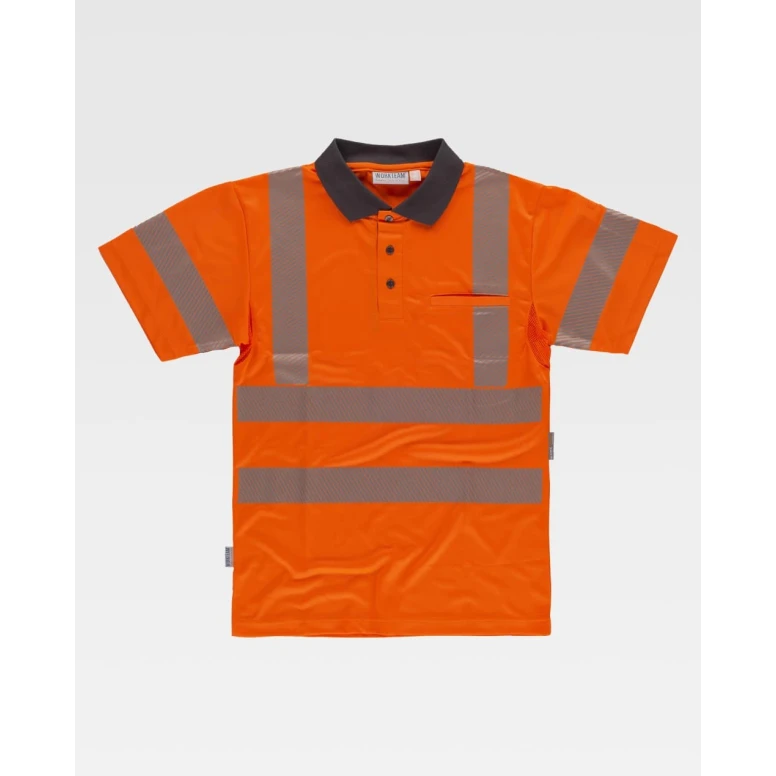 Polo de trabajo de manga corta Alta Visibilidad C3882 - Workteam