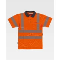 Polo de trabajo de manga corta Alta Visibilidad C3882 - Workteam