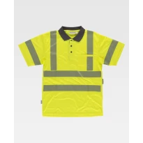 Polo de trabajo de manga corta Alta Visibilidad C3882 - Workteam