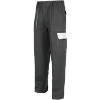 Pantalones de trabajo multibolsillos combinados de algodón ad alta resistenza - Workteam 2