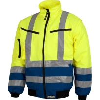 Chaqueta Pilot de Alta Visibilidad acolchada con mangas desmontables Workteam - C3740