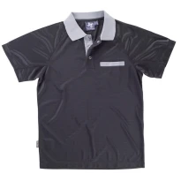 Polo de trabajo de poliéster de manga corta - Workteam
