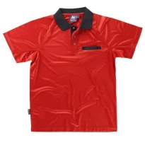 Polo de trabajo de poliéster de manga corta - Workteam