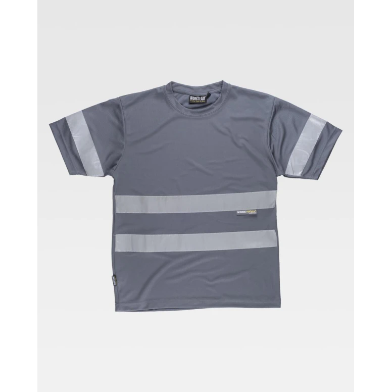 Camiseta de trabajo de manga corta con bandas C3939 - Workteam