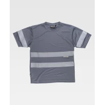Camiseta de trabajo de manga corta con bandas C3939 - Workteam