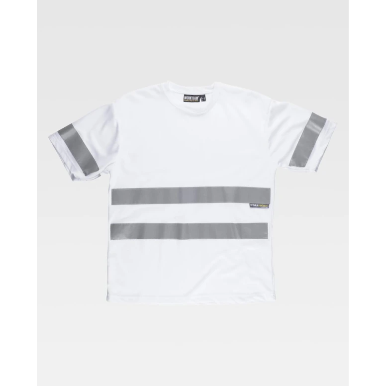Camiseta de trabajo de manga corta con bandas C3939 - Workteam