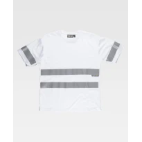 Camiseta de trabajo de manga corta con bandas C3939 - Workteam